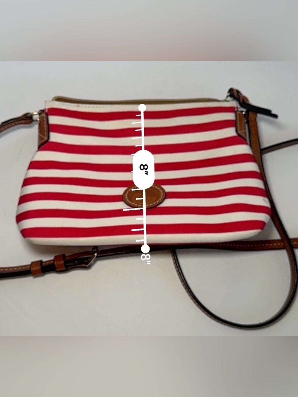Dooney & Bourke Sullivan Coated Cotton Crossbody Pouchette. - Picture 11 of 11